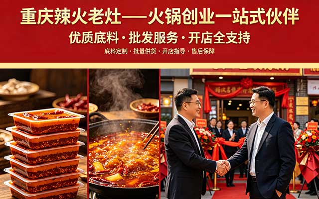 开火锅店找重庆火锅底料,22年历史的"辣火老灶"专业厂家更靠谱