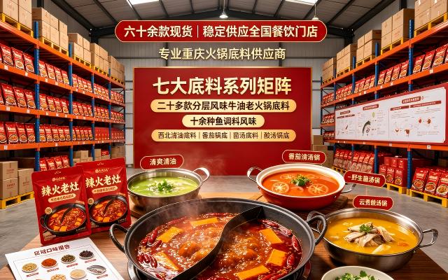 重庆本土老牌火锅底料厂家——辣火老灶